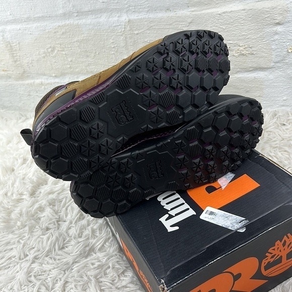 NIB Timberland Women's Reaxion Athletic Hiker Work NT WP Brown Purple - Picture 9 of 11